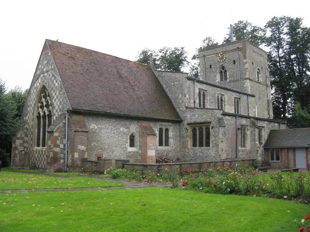St Mary's Church, Redbourn, the local landmark of AL3