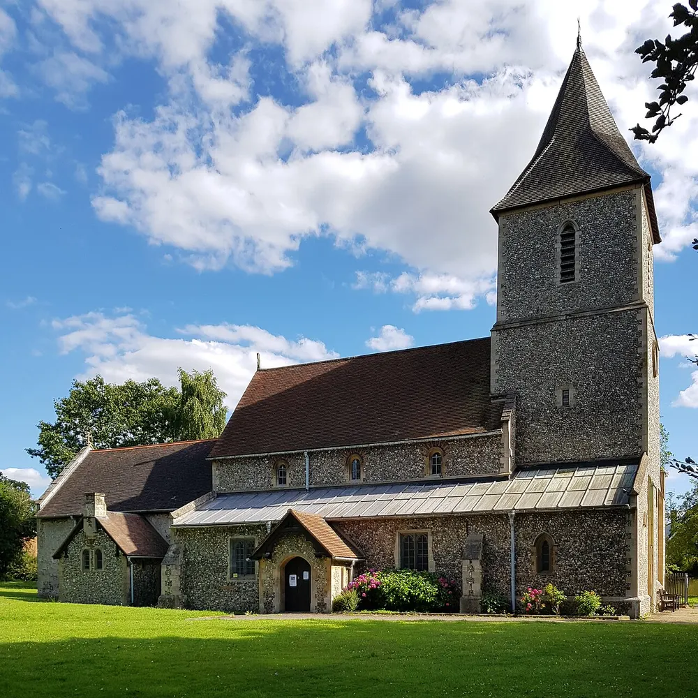 St Leonard's Church, Sandridge, the local landmark of AL4