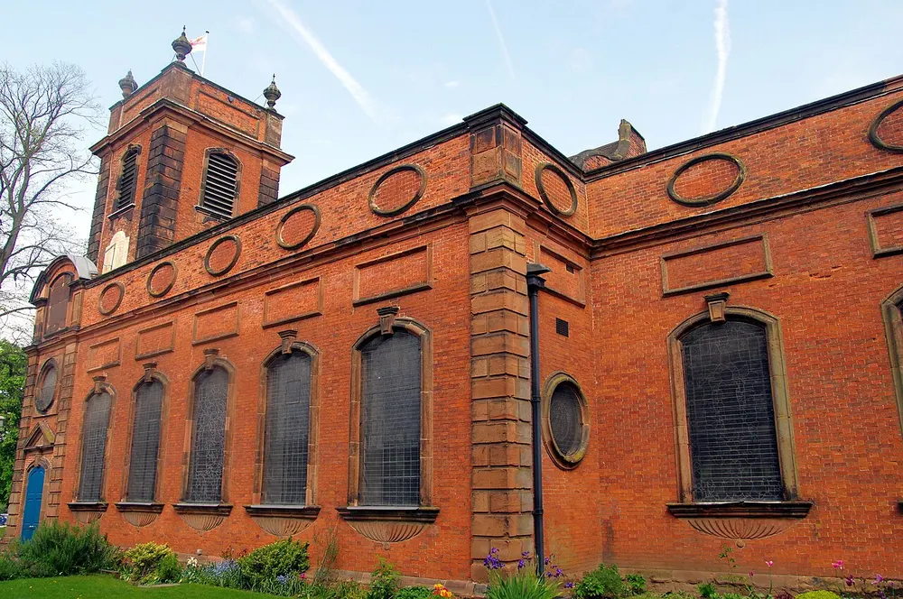 St Mary and St Margaret's Church, Castle Bromwich, the local landmark of B36