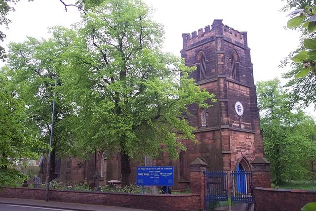St John the Evangelist's Church, Perry Barr, the local landmark of B42