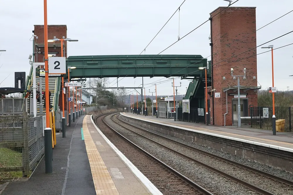 Alvechurch railway station, the local landmark of B48