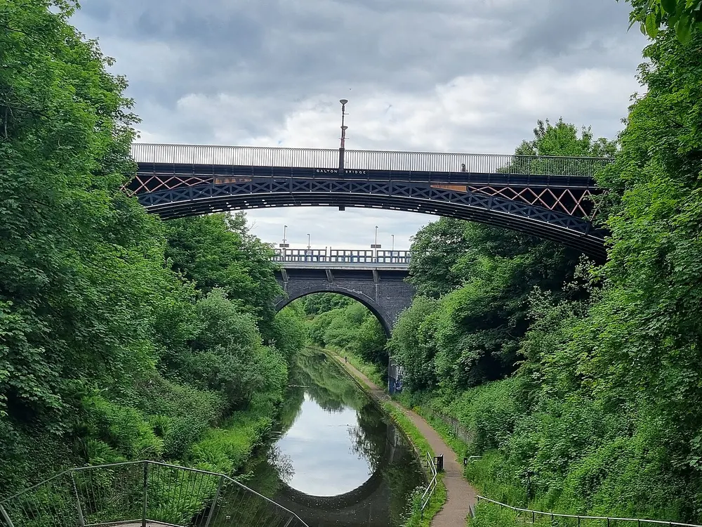 Galton Bridge, the local landmark of B66