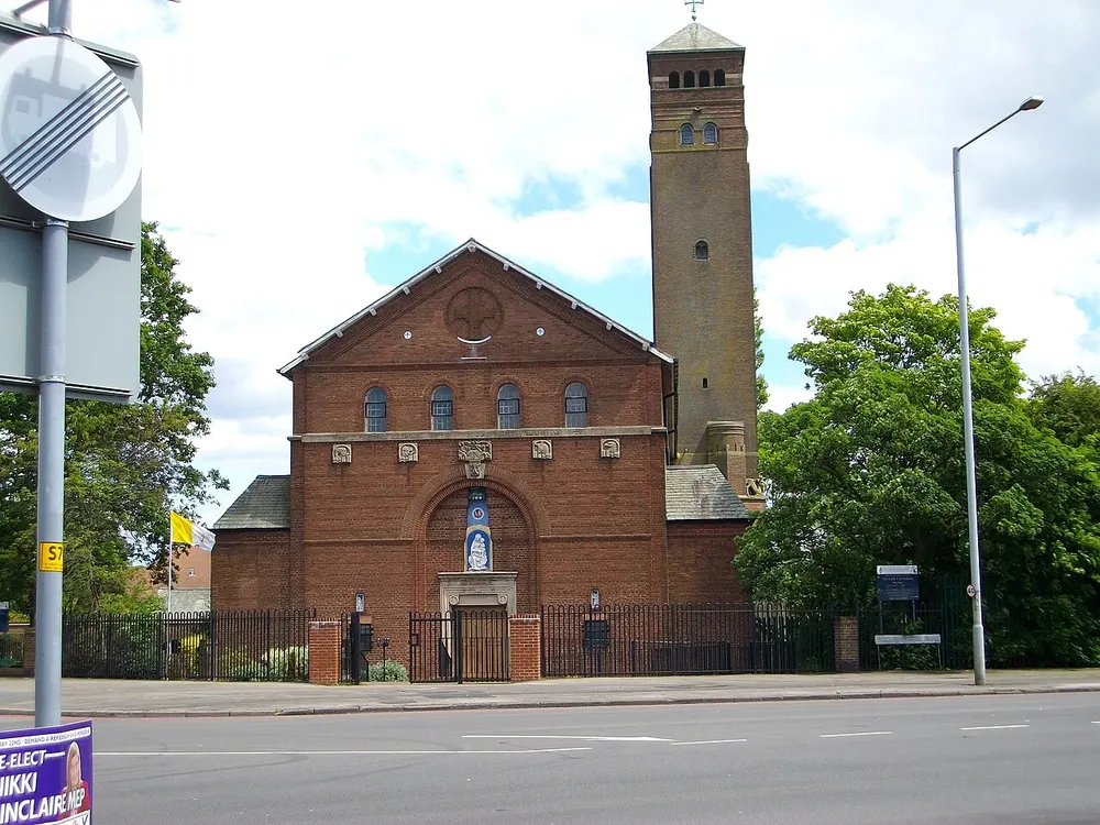 Church of Our Lady and St Hubert, Warley, the local landmark of B68