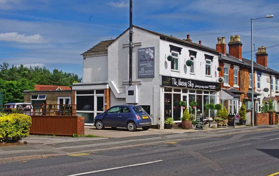 Crabbs Cross, the local landmark of B97