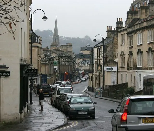 Walcot, Bath, the local landmark of BA1