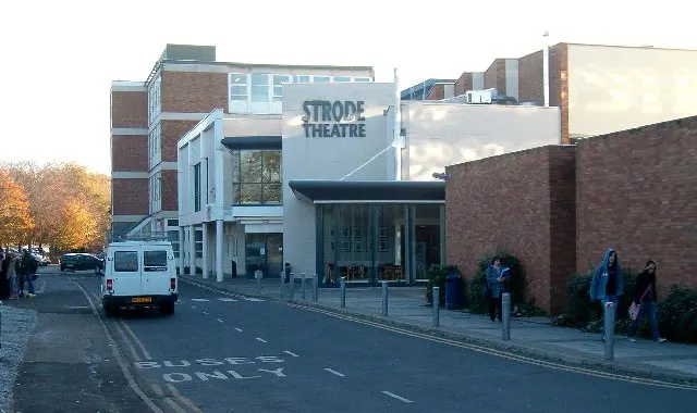 Strode Theatre, the local landmark of BA16