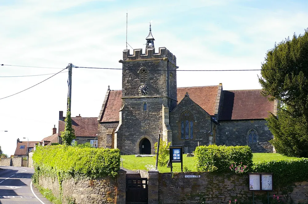 Church of St Mary, Abbas and Templecombe, the local landmark of BA8