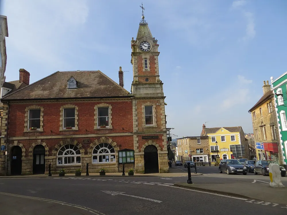 Wincanton Town Hall, the local landmark of BA9