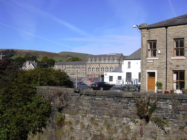 Rawtenstall Town Hall, the local landmark of BB4