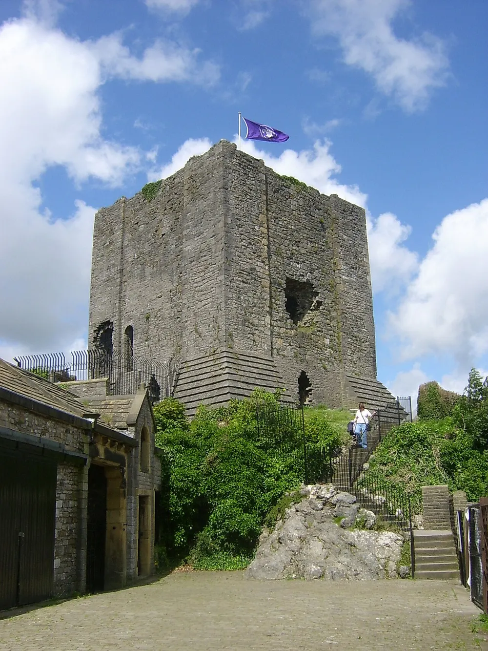 Clitheroe Castle, the local landmark of BB7