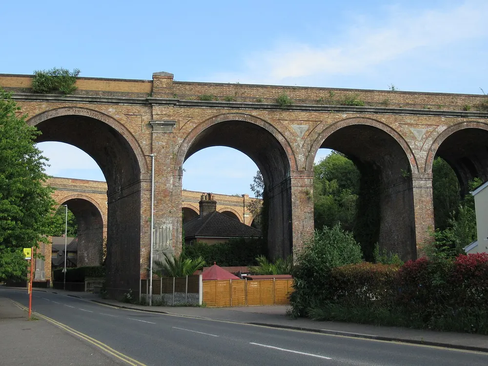 Bourne Valley Viaducts, the local landmark of BH12