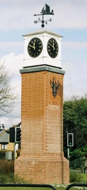 Upton Clock Tower, the local landmark of BH16