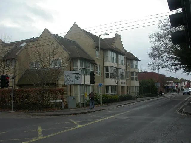 New Milton Town Hall, the local landmark of BH25