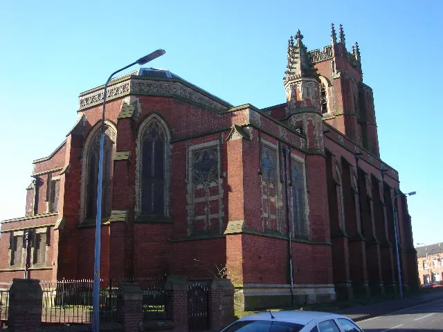 Church of All Souls, Bolton, the local landmark of BL1