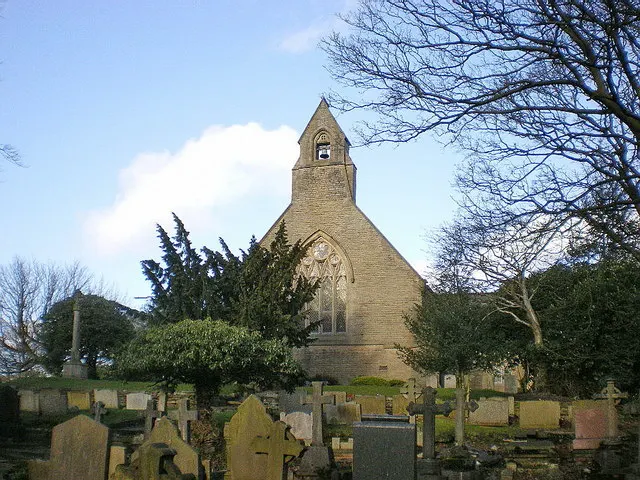 St Maxentius' Church, Bradshaw, the local landmark of BL2