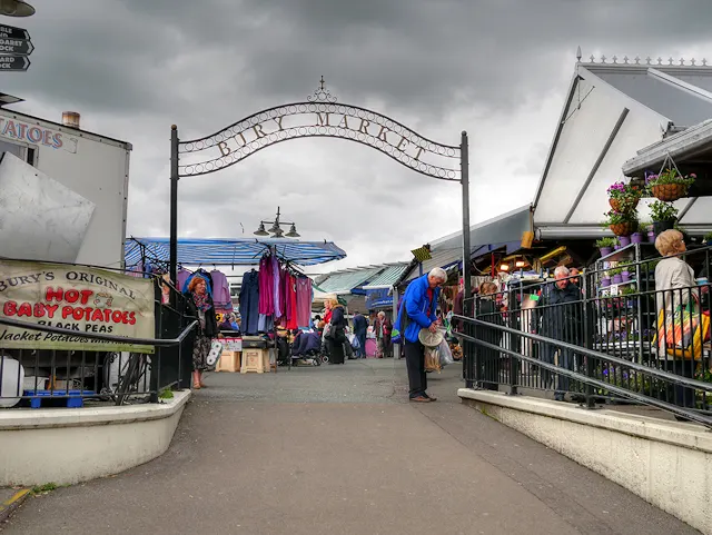 Bury Market, the local landmark of BL9