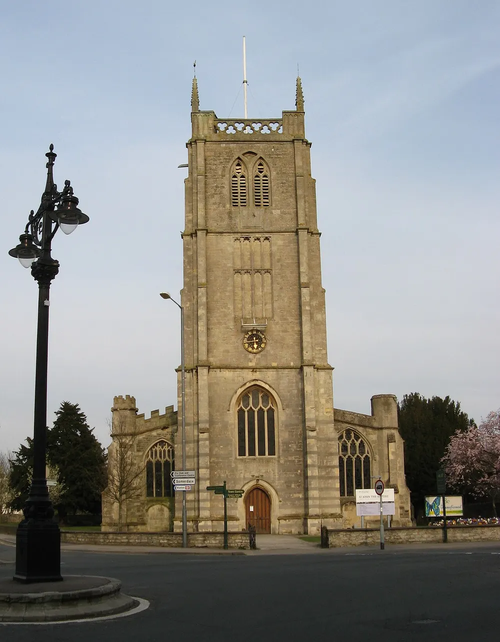 Church of St John the Baptist, Keynsham, the local landmark of BS31