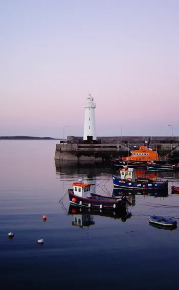 Donaghadee Lighthouse, the local landmark of BT21