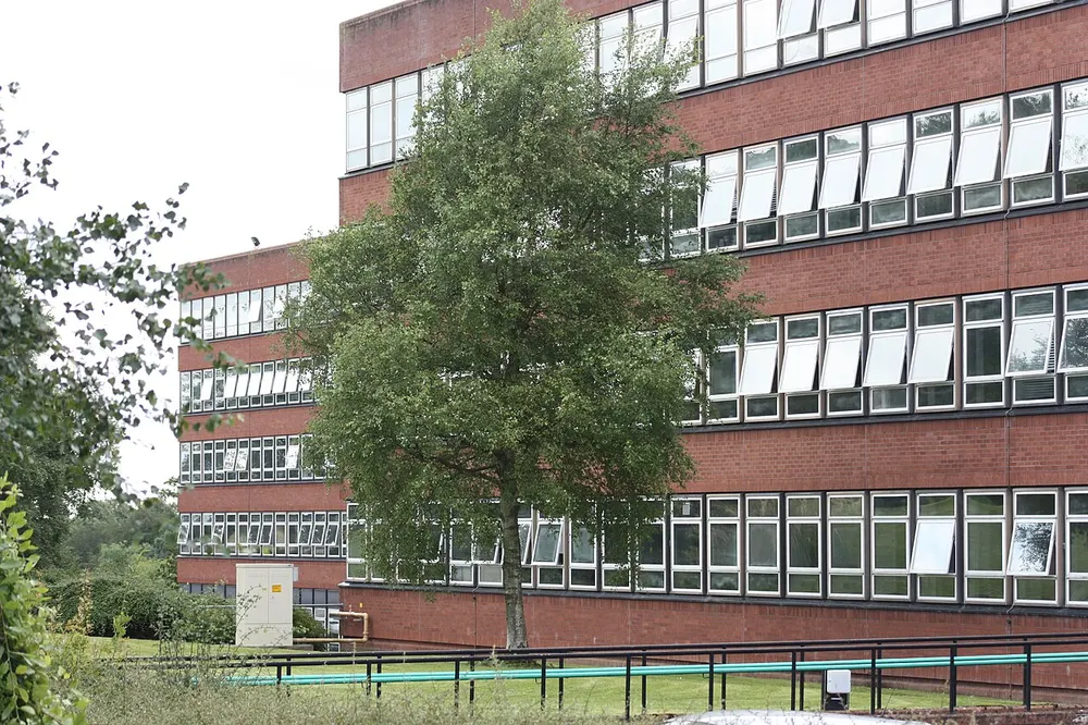 County Hall, Ballymena, the local landmark of BT42