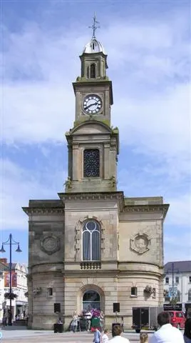 Coleraine Town Hall, the local landmark of BT52