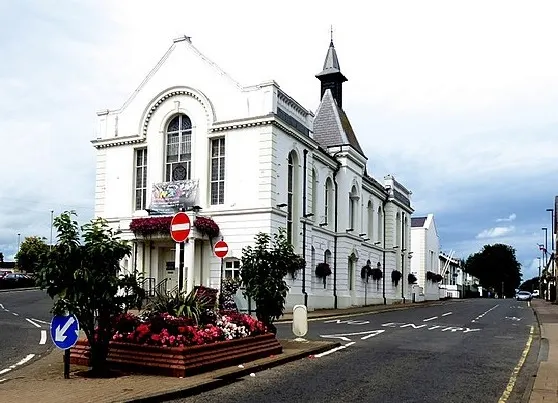 Ballymoney Town Hall, the local landmark of BT53