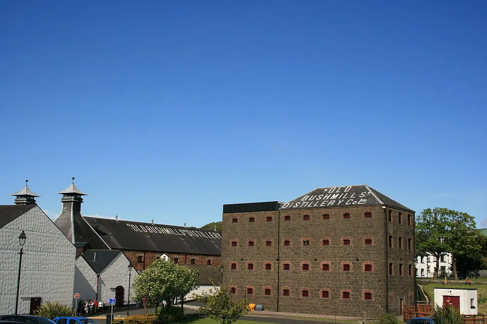 Old Bushmills Distillery, the local landmark of BT57
