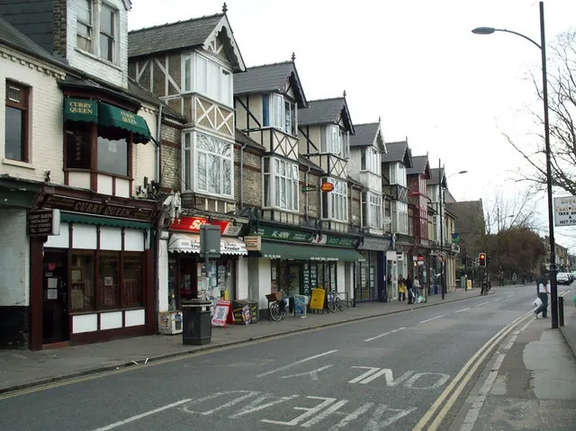 Mill Road, Cambridge, the local landmark of CB1