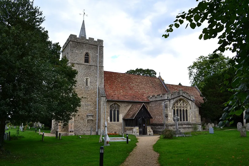 Church of All Saints, Little Shelford, the local landmark of CB22