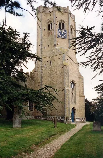 Church of St Cyriac and St Julitta, Swaffham Prior, the local landmark of CB25