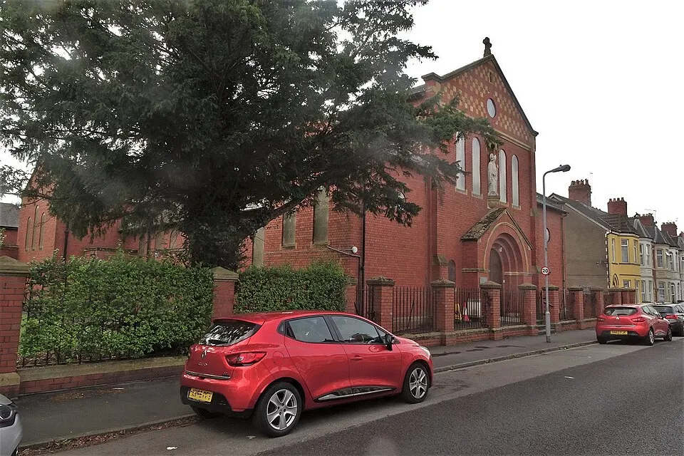 St Patrick's Roman Catholic Church, Grangetown, the local landmark of CF11
