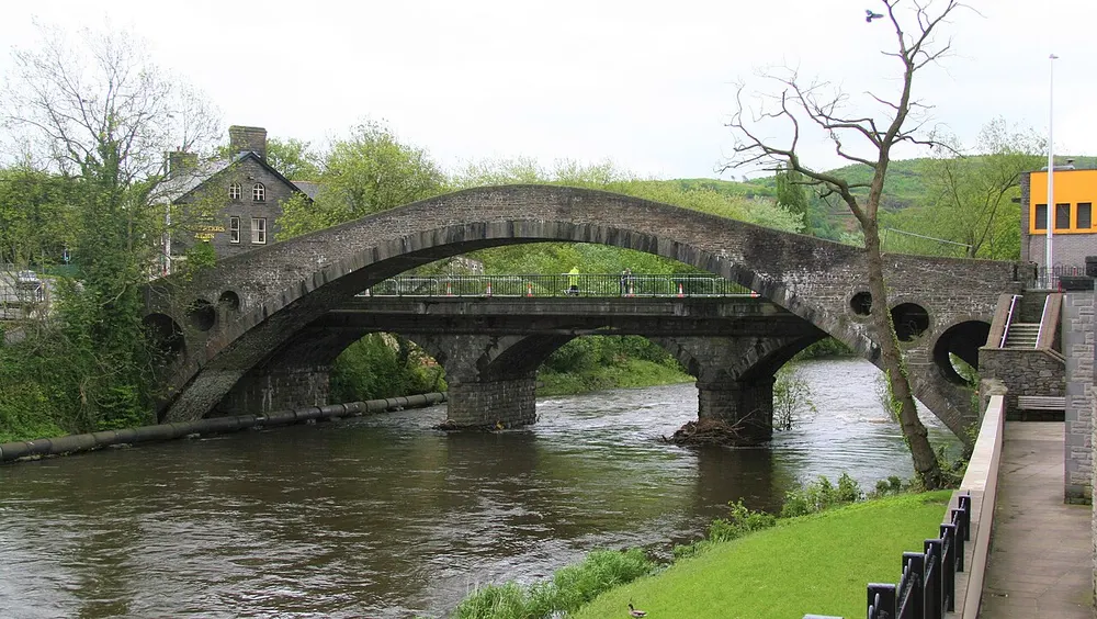 Old Bridge, Pontypridd, the local landmark of CF37