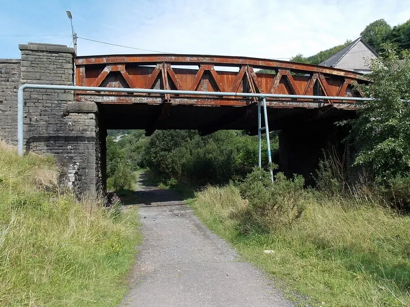 Ferndale railway station, the local landmark of CF43