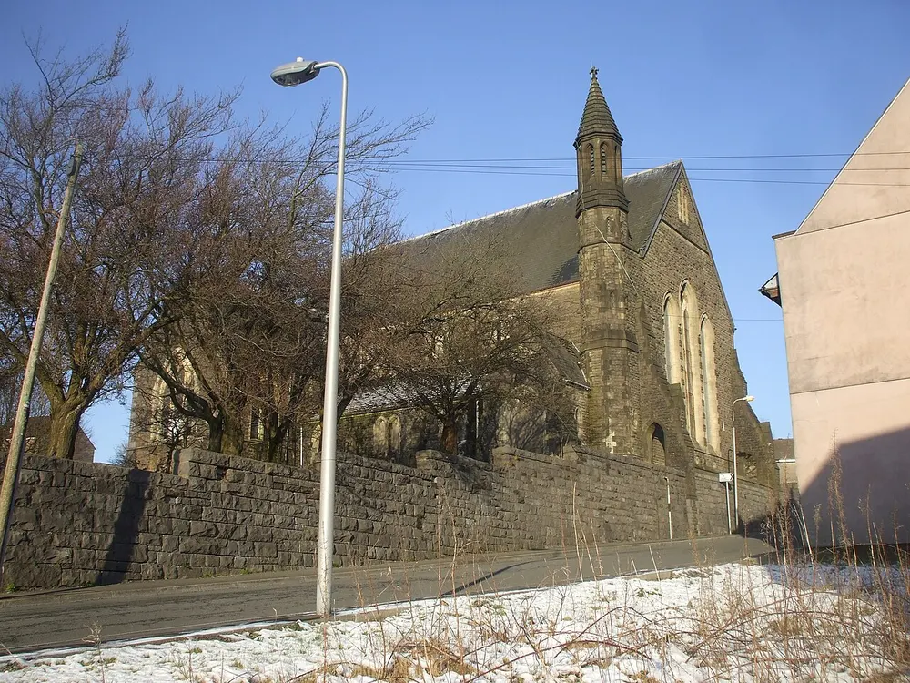 St John's Church, Dowlais, the local landmark of CF48