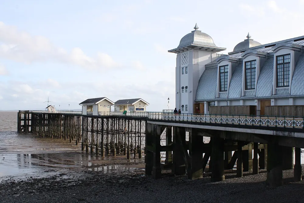 Penarth Pier, the local landmark of CF64