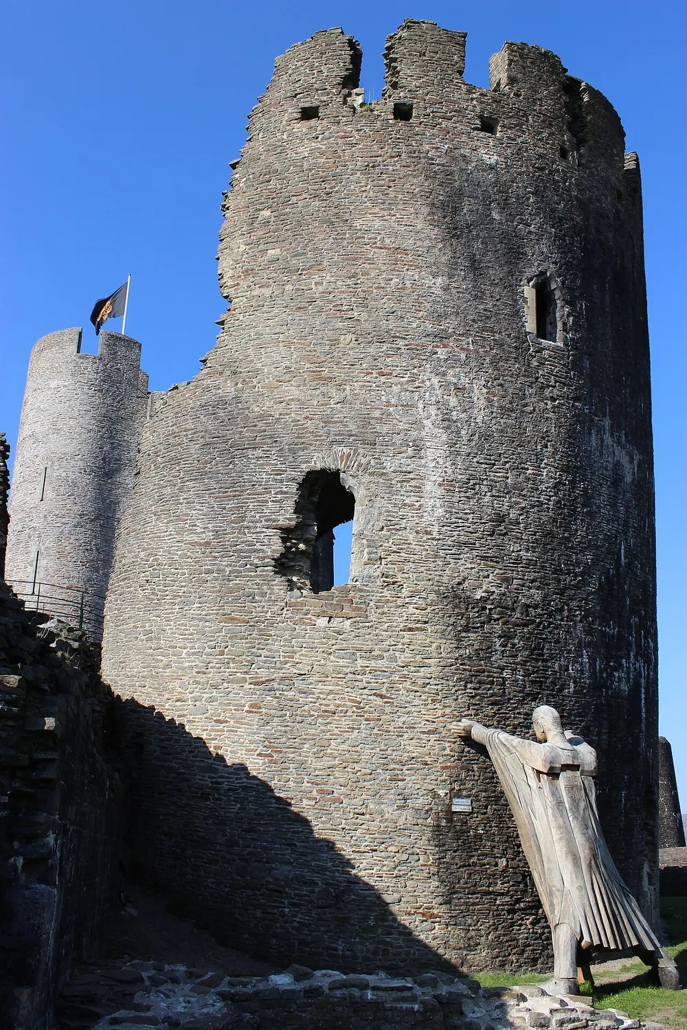 Caerphilly Castle, the local landmark of CF83