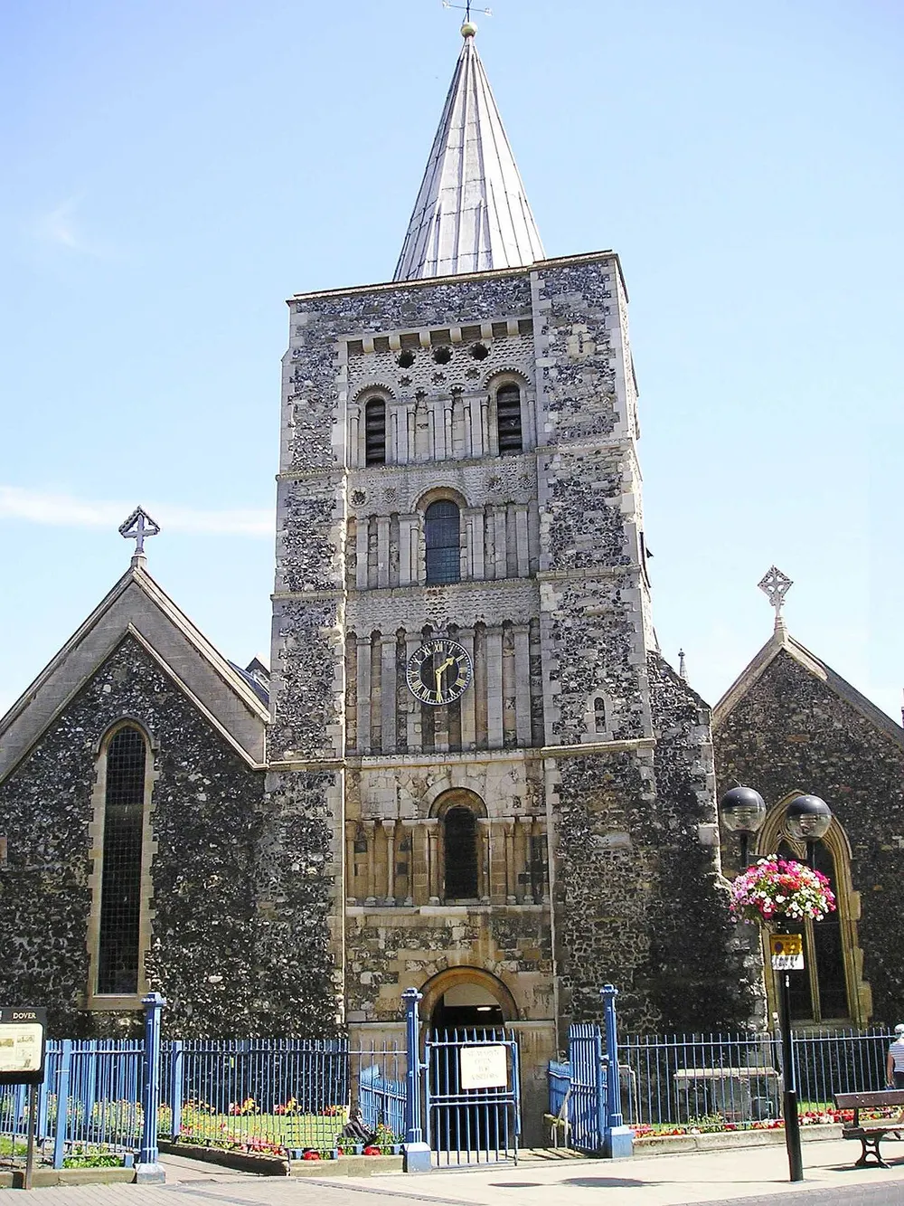 St Mary's Church, Dover, the local landmark of CT16