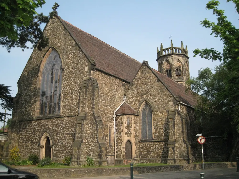 St Mary's Church, Atherstone, the local landmark of CV9