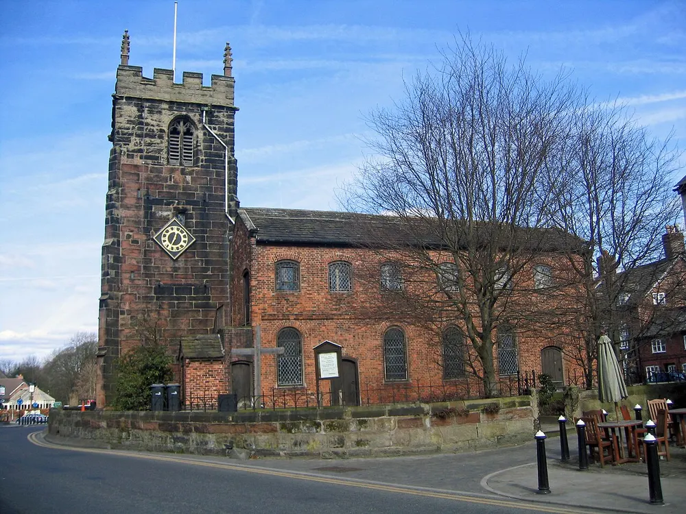 St Luke's Church, Holmes Chapel, the local landmark of CW4