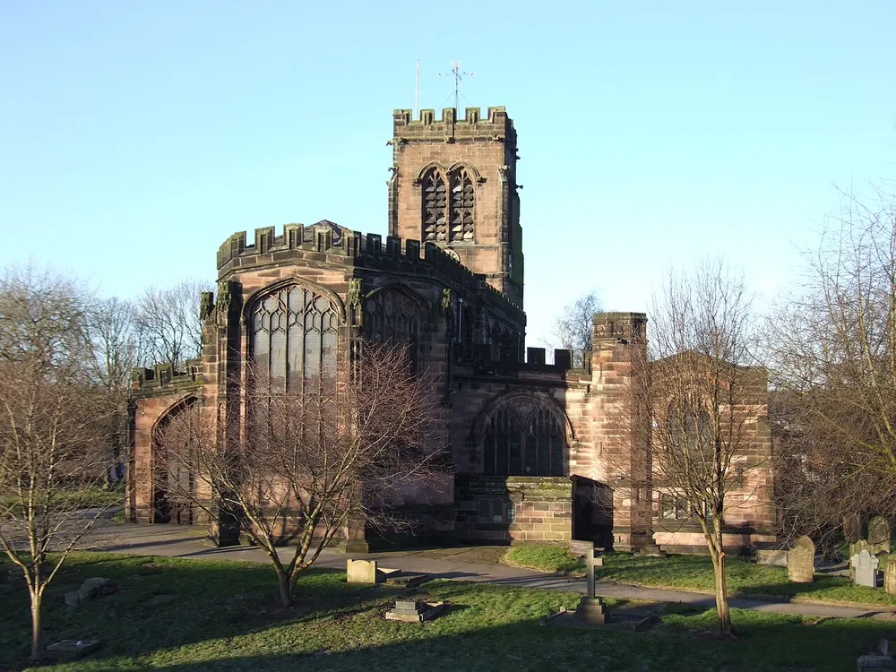 St Helen Witton Church, Northwich, the local landmark of CW9