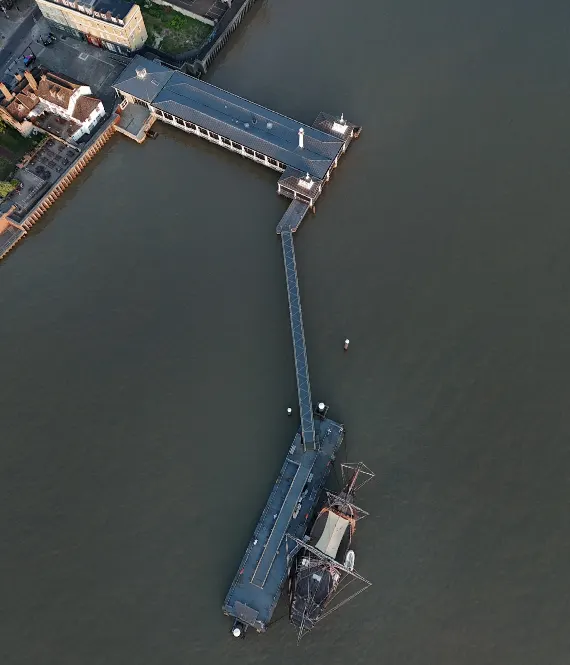 Town Pier, Gravesend, the local landmark of DA11