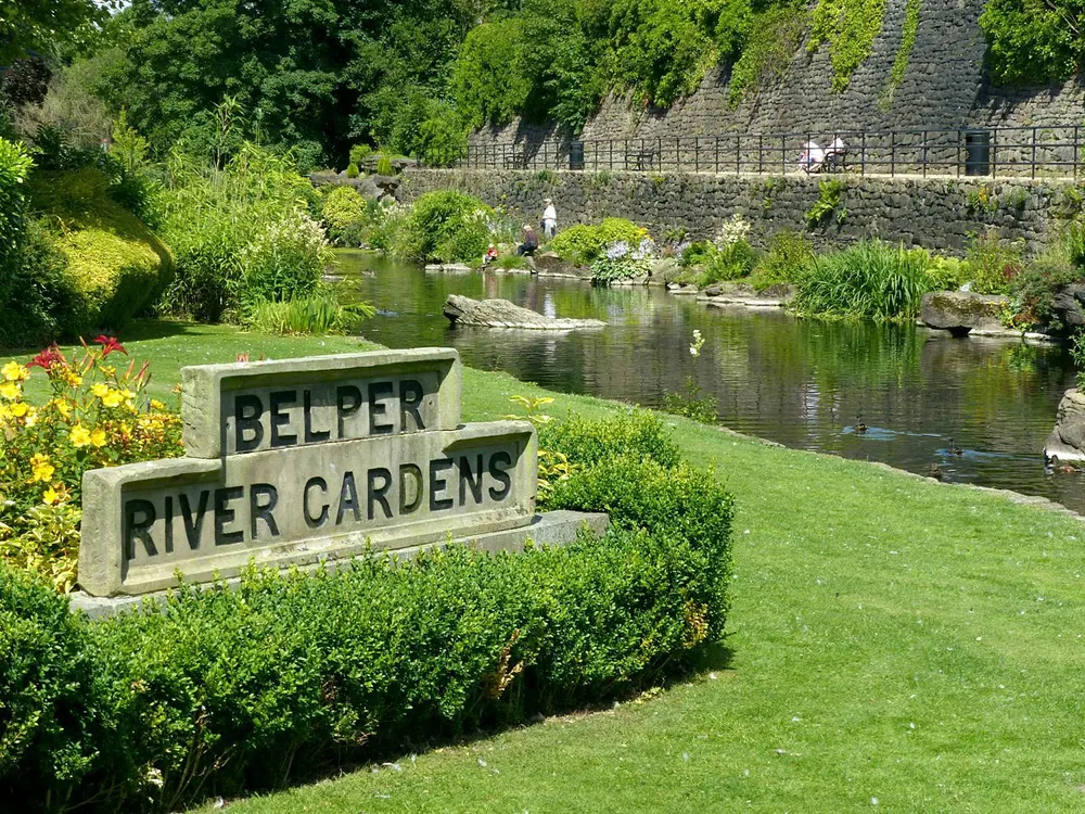 Belper River Gardens, the local landmark of DE56