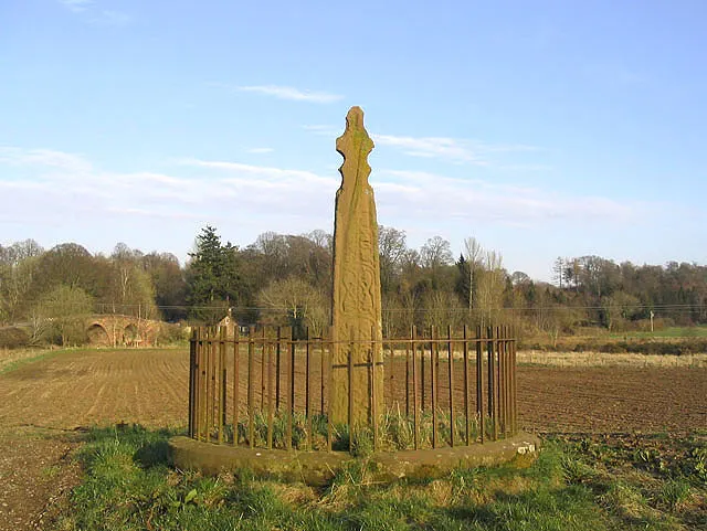 Nith Bridge cross, the local landmark of DG3