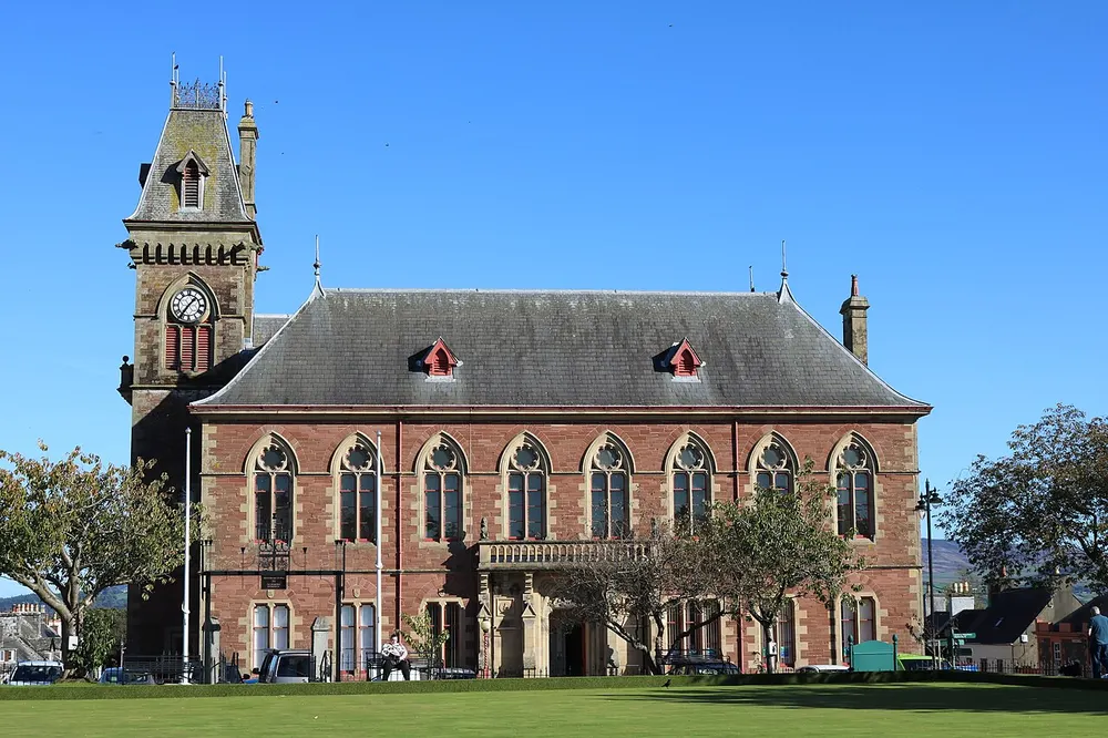 Wigtown County Buildings, the local landmark of DG8