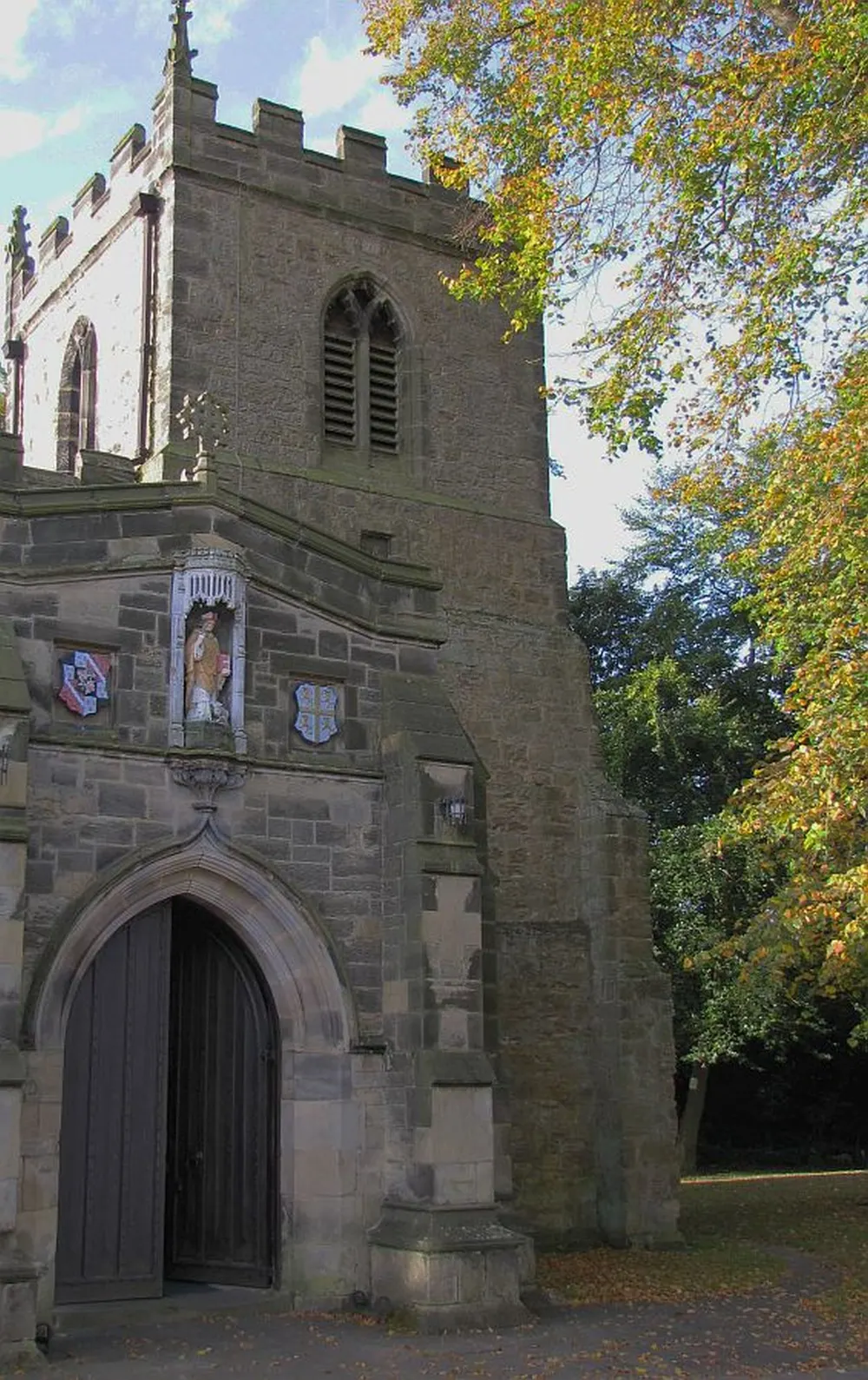 St Giles' Church, Durham, the local landmark of DH1