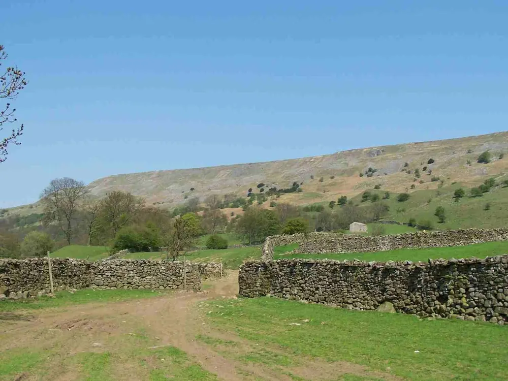 Fremington Edge, the local landmark of DL11