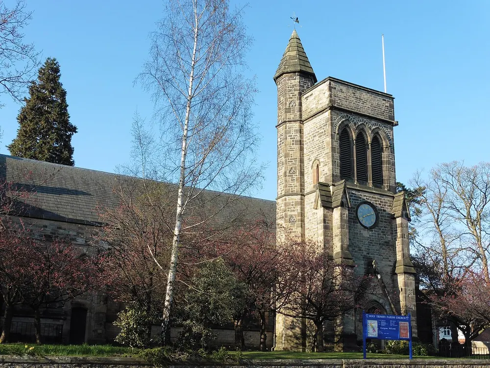 Holy Trinity Church, Darlington, the local landmark of DL3