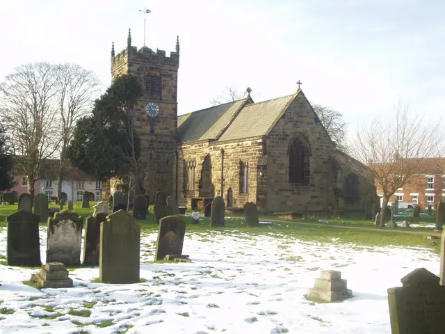 St Thomas' Church, Brompton, the local landmark of DL6