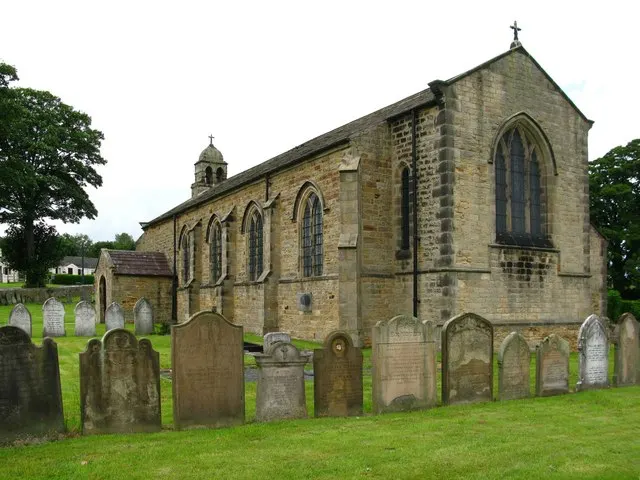 St John's Church, Hipswell, the local landmark of DL9