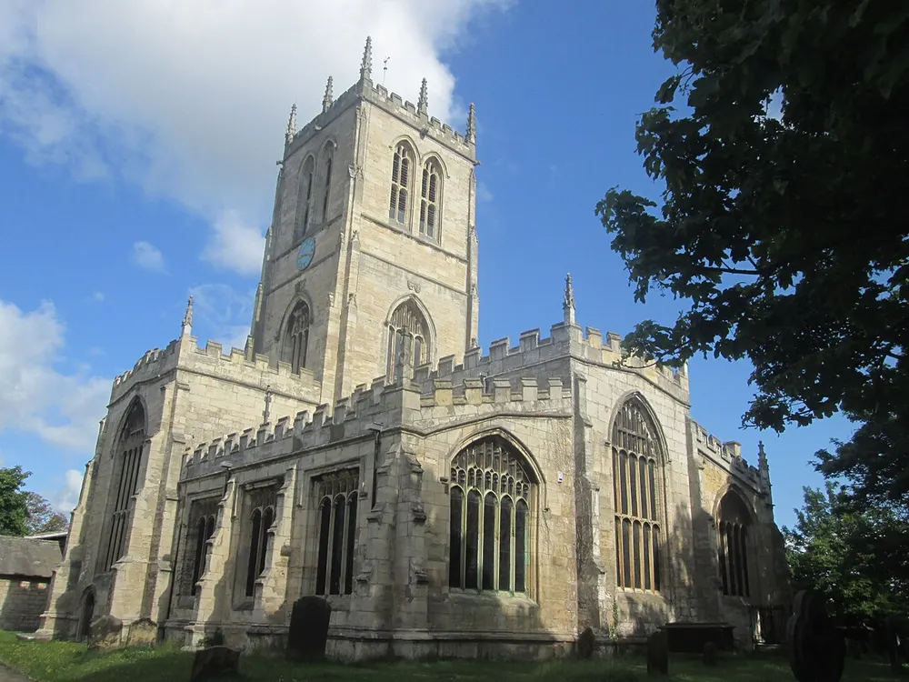 St Lawrence's Church, Hatfield, the local landmark of DN7