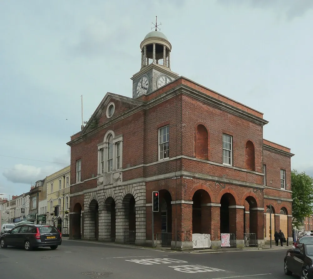 Bridport Town Hall, the local landmark of DT6